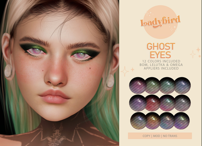 Second Life Marketplace - Ladybird. // Ghost Eyes
